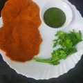 anjli Vahitra का कुकस्नैप जब उन्होंने सिंपल बेसन का चिल्ला (Simple besan ka cheela recipe in hindi) बनाया था।
