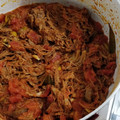 El cooksnap de iCamps cuando hizo Ropa Vieja cubana.