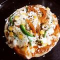 Kavita Jain का कुकस्नैप जब उन्होंने रोटी पिज़्ज़ा (Roti Pizza) बनाया था।