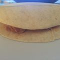 El cooksnap de Marieta cuando hizo Rollito de pollo con guarnición.