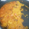 El cooksnap de Manolo Guerrero cuando hizo Arroz con gambas y champiñones.