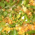 El cooksnap de Mery cuando hizo Judía verde con alioli de zanahoria.