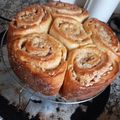 El cooksnap de Silvina Diez cuando hizo Torta de 80 golpes.