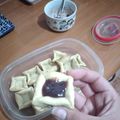 El cooksnap de javi cuando hizo Galletas de avena con mermelada.
