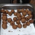 El cooksnap de javiera montesino cuando hizo Albóndigas de carne fritas.