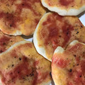 El cooksnap de Alicia Yunis cuando hizo Pizzetas para copetin.