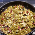 El cooksnap de Sandra Lujan Marin cuando hizo Judías verdes redondas revueltas con huevos y jamón.