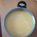 El cooksnap de Eduardo Martín Sánchez cuando hizo Crema de calabaza.