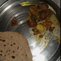 Radha Rani का कुकस्नैप जब उन्होंने आलू सेम की सब्ज़ी (aloo sem ki sabzi recipe in Hindi) बनाया था।