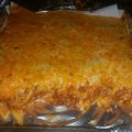 Jose Lopez 's cooksnap of when they made Mexican Lasagna.
