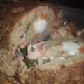 El cooksnap de Federico Romero cuando hizo Pan de carne relleno.
