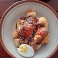 Cooksnap dari muthia untuk resep Batagor tanpa ikan/ayam + bumbu kacang