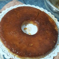El cooksnap de abigail cuando hizo Budín de pan casi flan😜.