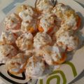 El cooksnap de Joana cuando hizo Albaricoques rellenos de manzana con canela y kéfir.
