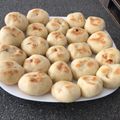 El cooksnap de María ELena González cuando hizo PANCITOS RELLENOS DE JAMÓN Y QUESO EN LA SARTÉN 🥖🧀🥓🍳.