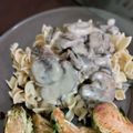 Casey Lynne 's cooksnap of when they made Homemade Mushroom Stroganoff.