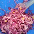 El cooksnap de Angela Yaneth Rodriguez Balcazar cuando hizo Ensalada🥬Fresca de Repollo Morado y🌽Maíz.....!🎅🍻.