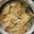 Bipasha Ismail Khan's cooksnap of when they made Bagayra bhaat.