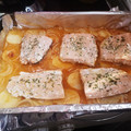 El cooksnap de Caraban Cook cuando hizo Salmón al horno.