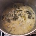 Cooksnap από Κωνσταντίνα Καμαρίδου στη συνταγή Μαγειρίτσα με μανιτάρια για αυτούς πού δε συμπαθούν τα συκωτάκια και τα εντεράκια!