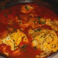 El cooksnap de Cindy López cuando hizo Huevos rancheros instantáneos.