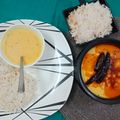 pinky makhija का कुकस्नैप जब उन्होंने देसी स्टाइल कढ़ी चावल थाली (Desi style kadhi chawal thali recipe in Hindi) बनाया था।