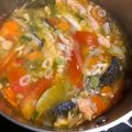 Cooksnap dari Deariz untuk resep Sup Tetelan Salmon