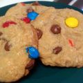 Angela's cooksnap of when they made Soft-baked M&M/Chocolate Chip Cookies.