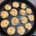 El cooksnap de Melisa Echeverria cuando hizo Cookies "Express" con chips de chocolate.