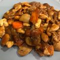 El cooksnap de Char-lee cuando hizo Pollo con almendras estilo chino.