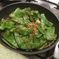 El cooksnap de Pilar cuando hizo Bisaltos salteados con jamón.