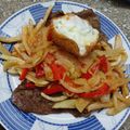 El cooksnap de Isabel Pou 🇺🇾🇺🇾 cuando hizo Bife de cuadrada a lo pobre.