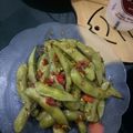 Cooksnap dari L'ucy Putrii untuk resep Edamame Tumis Lada Garam - Spicy Garlic Fry Edamame
