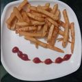 Bhavika का कुकस्नैप जब उन्होंने फ्रेंच फ्राई (french fries chaat recipe in Hindi) बनाया था।