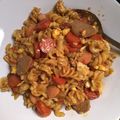 Cooksnap dari Winda Apriana untuk resep Sautéed Fusilli with Sausage (Tumis Fusilli Sosis)