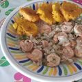 El cooksnap de Jaime González cuando hizo Encocado de camarón.