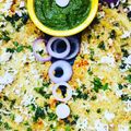 sonia sharma का कुकस्नैप जब उन्होंने मूंग दाल और चावल का चीला (Moong Dal aur chawal ka cheela recipe in Hindi) बनाया था।