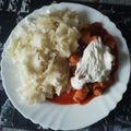 Gulyás Krisztina Cooksnap-ja, amikor elkészítette a(z) Harcsa paprikás túrós csuszával receptet.