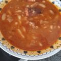 El cooksnap de saioa83 cuando hizo Fabada Asturiana olla exprés.