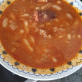 El cooksnap de saioa83 cuando hizo Fabada Asturiana olla exprés.