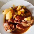 El cooksnap de Lourdes cuando hizo Patatas guisadas con costillas adobadas.