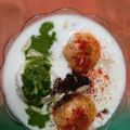Amrit Kaur Tsk's cooksnap of when they made Bread Dahi Vada.