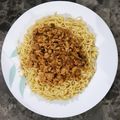 Cooksnap dari suci untuk resep Mie Keriting Siram Ayam Lada Hitam