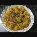 Rakhi Gupta का कुकस्नैप जब उन्होंने ऑमलेट (omelette recipe in Hindi) बनाया था।