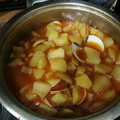 El cooksnap de Ivan Quesada cuando hizo Patatas estofadas con calamar.