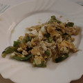 El cooksnap de Marta Jiménez-Bravo cuando hizo Huevos revueltos verdes.