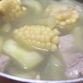 賴小孟 的 大黃瓜玉米排骨湯 cooksnap