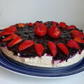 El cooksnap de Amparo Diaz cuando hizo Cheesecakes de Frutos Rojos sin horno 🍓.