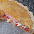 El cooksnap de Marcelo Vidal cuando hizo Tarta napolitana de jamón, queso y tomate con masa integral.