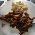El cooksnap de Delany RH cuando hizo Bistec con papas y nopales.